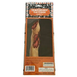 Arm Wound Temporary Tattoos 4 x 8 in.  - 2 Sheets